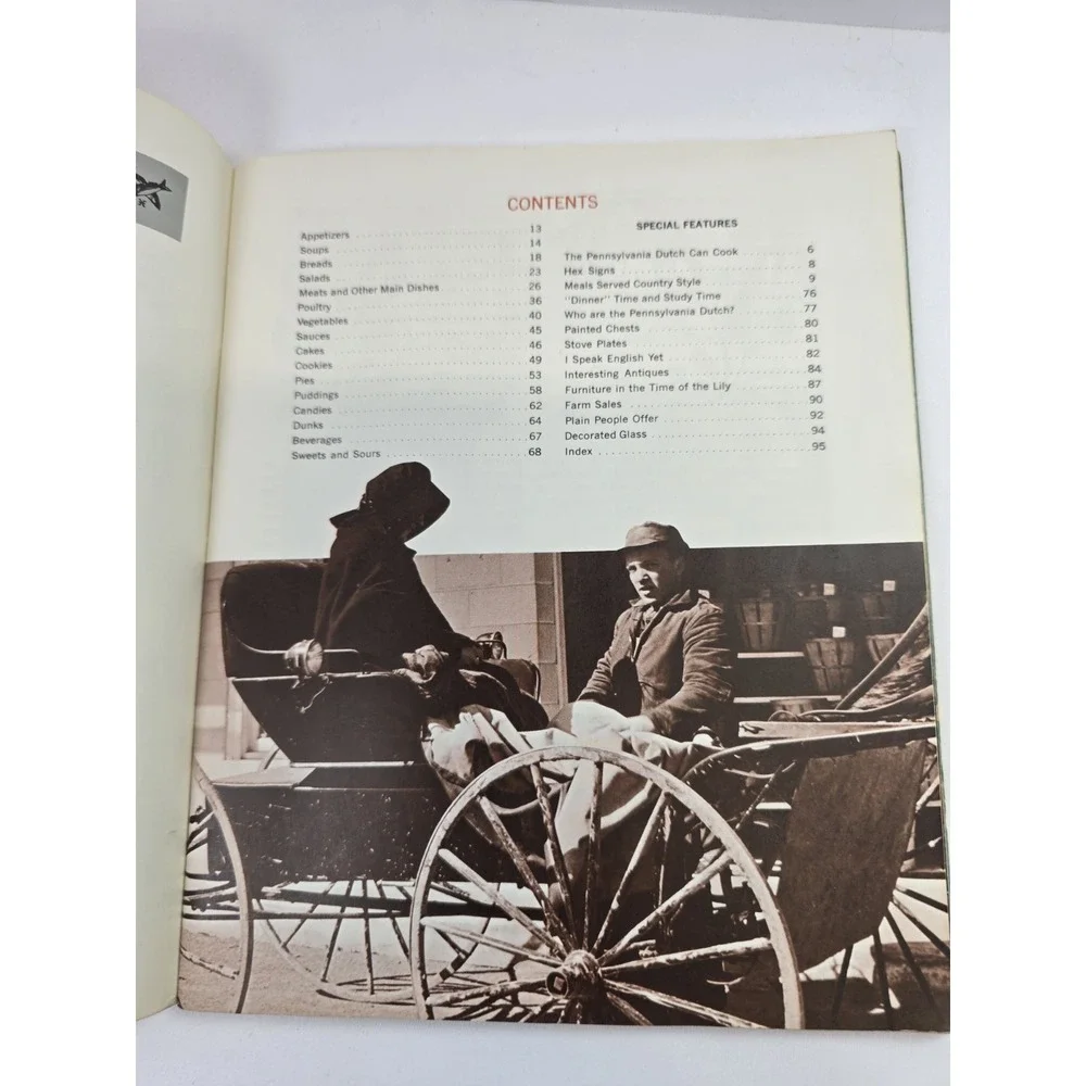 Vintage Pennsylvania Dutch Peoples Cookbook Culinary Arts Press Amish Recipes